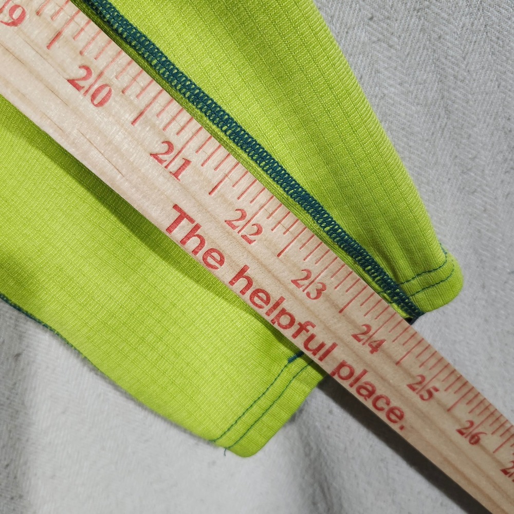 Patagonia Capilene Midweight Baselayer Men L Polartec 1/4 Zip Lime Green XL Asia - Picture 9 of 12